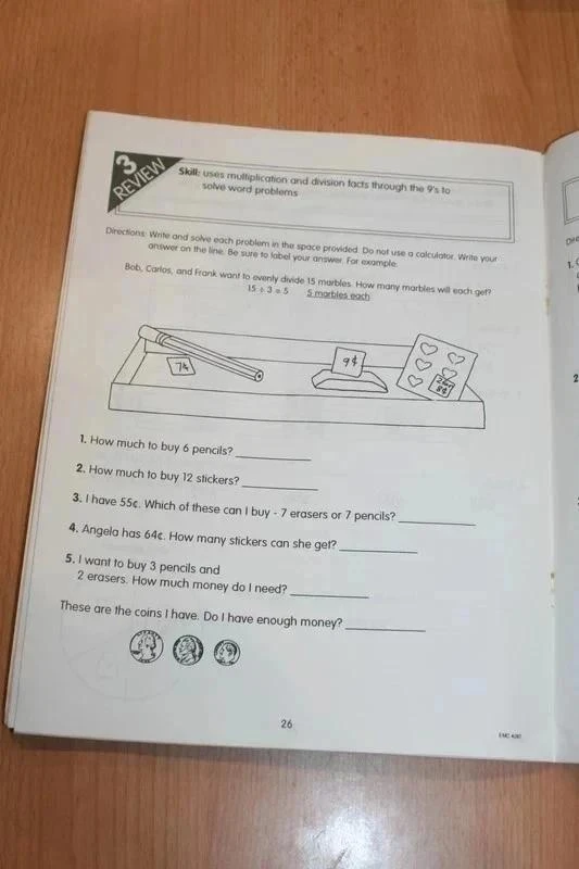 Beoordeling van de wiskundereeks voor het derde leerjaar Evan-Moor – photo 3